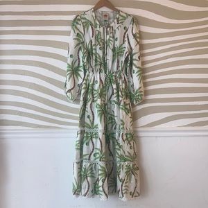Farm Rio Swinging Palm Linen Maxi